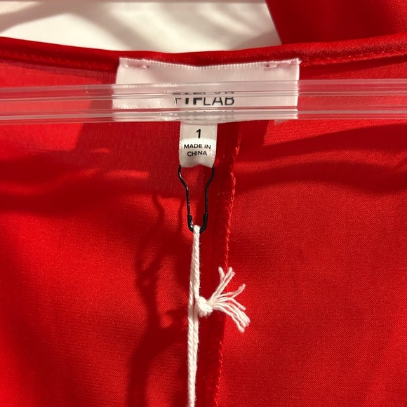 Fashion to Figure Red Pleated Maxi Skirt Set - Picture 3 of 5